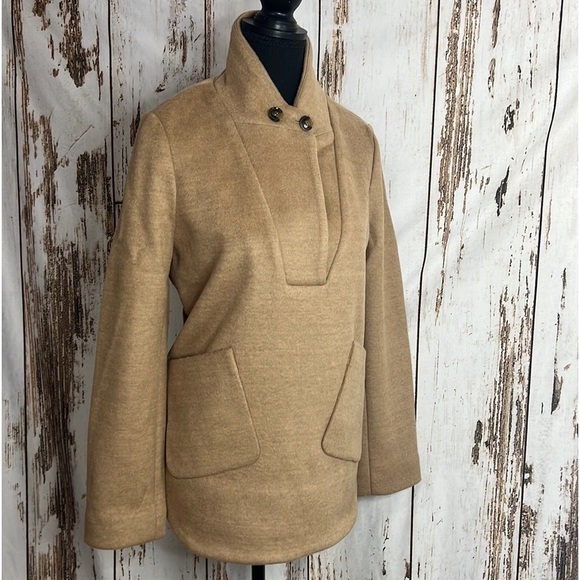 Tuckernuck Camel Emerson Popover Wool Blend Jacket | Small | NWT - Picture 1 of 6